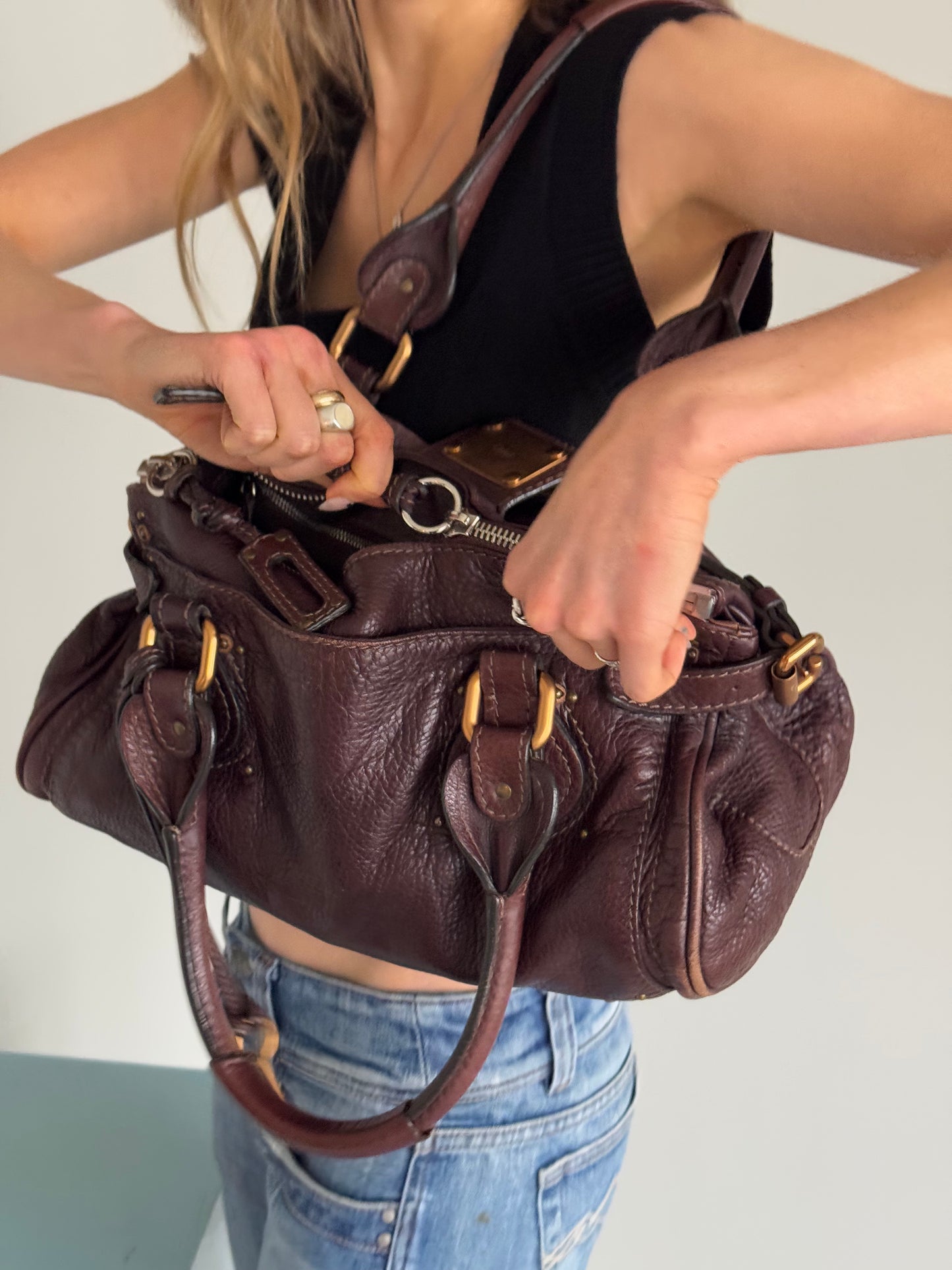 Chloé Leather Shoulder Bag